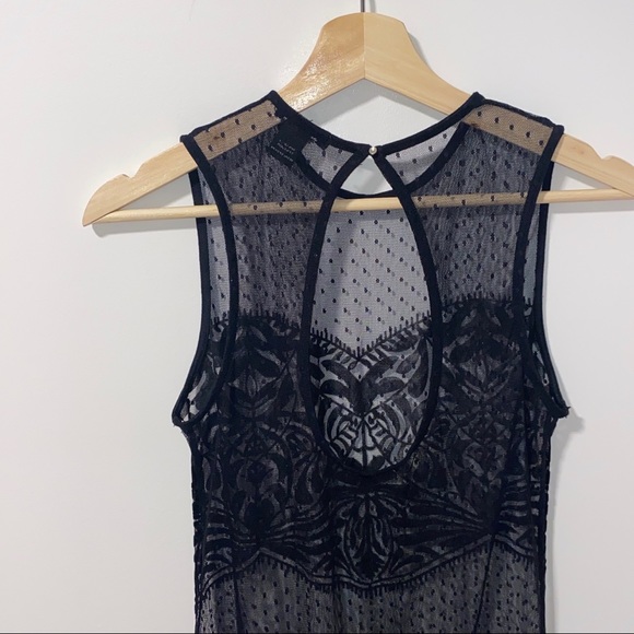 Black Mesh Bodysuit - Picture 3 of 3